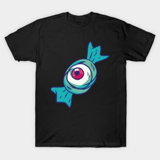 Zombie eye disguises itself as candy T-Shirt